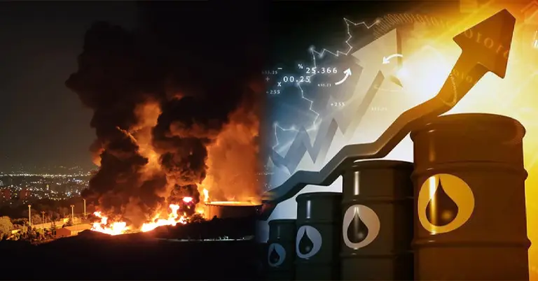 মধ্যপ্রাচ্যে অস্থিতিশীলতায় তেলের দাম বৃদ্ধির প্রতীকী ছবি